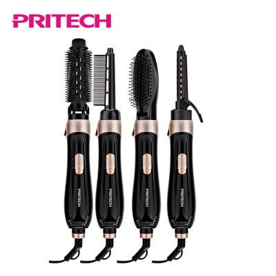 PRITECH Hair Dryer Styler 600W Electric Hot Air Styler With 4 Attachments