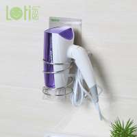 White Bathroom Accessory Acrylic Hair Dryer Wall Holder