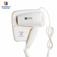 Professional wall mounted compact hair dryer for hotel bathroom