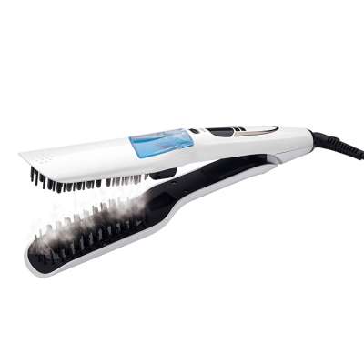 PRITECH China Supplier Ceramic Coating Professional Steam Hair Straightener Brush